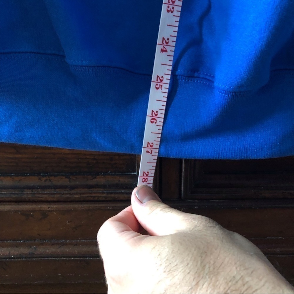 Port & Company royal blue Knox Trojan hoodie in size S - Picture 6 of 6